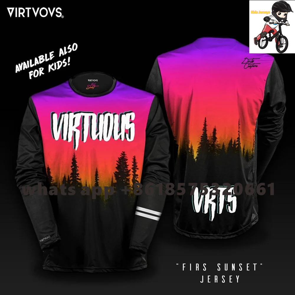 

Kids Off Road Atv Racing T-shirt Am Rf Bicycle Cycling Bike Downhill Jersey Motorcycle Jersey Motocross Mtb Dh Mx Ropa D Boys