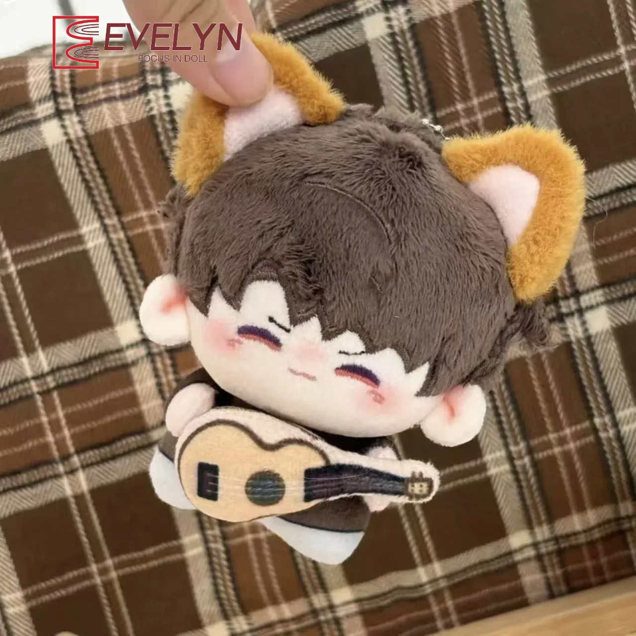 Evelyn 10CM biscuit body summer with daytime doujin cotton doll,  magnetic suction design with tail and small dog ear doll