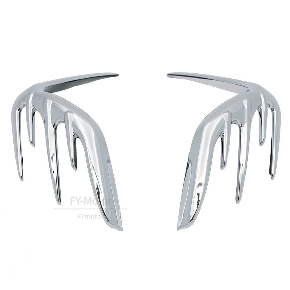 Chrome Motorcycle Passenger Speaker Outer Decoration Trims Fit For Honda Goldwing GL1800 2006-2017 Gold Wing GL 1800