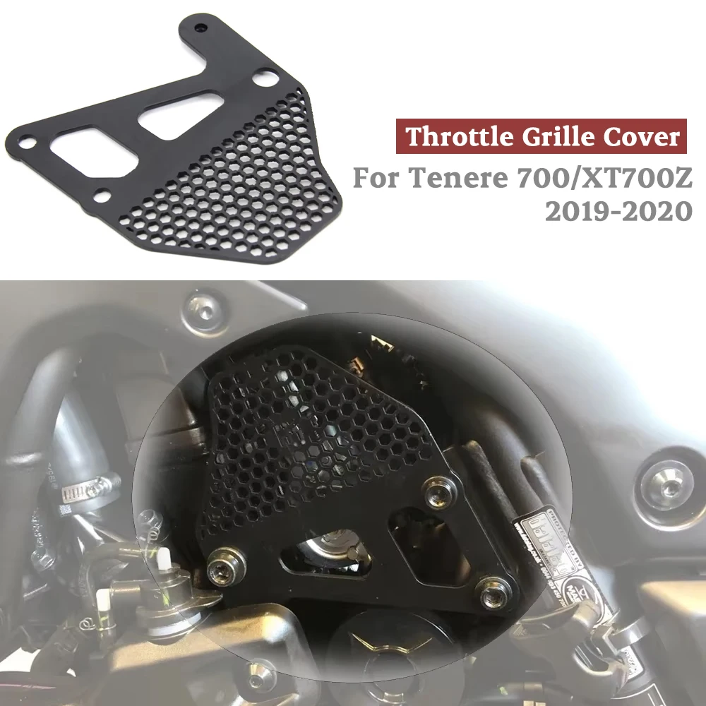 

For Yamaha Tenere700 XT700Z XTZ 700 T7 T700 Motorcycle Throttle Mechanism Guard Protector Cover Protection Grill