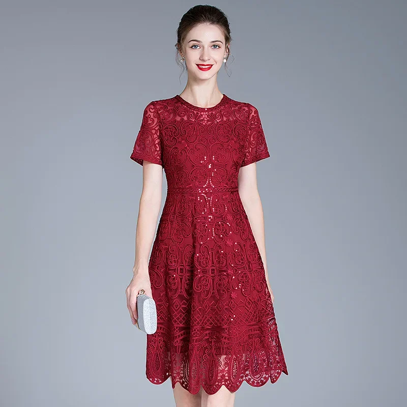 Red chinese dress-AliExpress