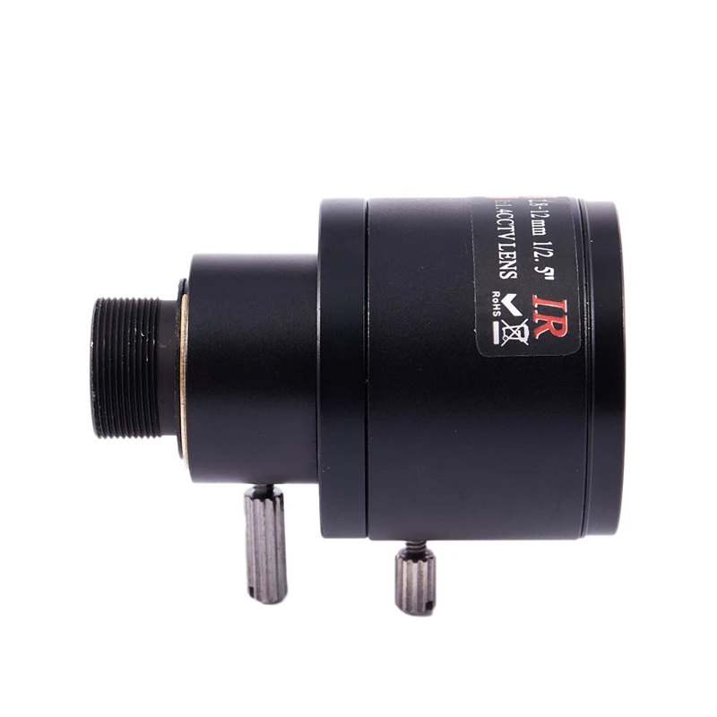 2x Hd Cctv Lens 3.0mp M12 2.8-12Mm Varifocal Cctv Ir Hd Lens,F1.4, Handmatige Scherpstelzoom