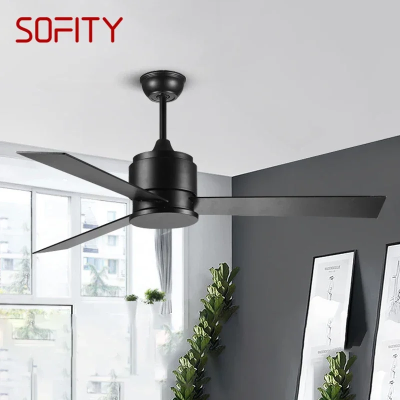 SOFITY Nordic Without lights Ceiling Fan Modern Minima lism Living Room Bedroom Study Cafe Hotel