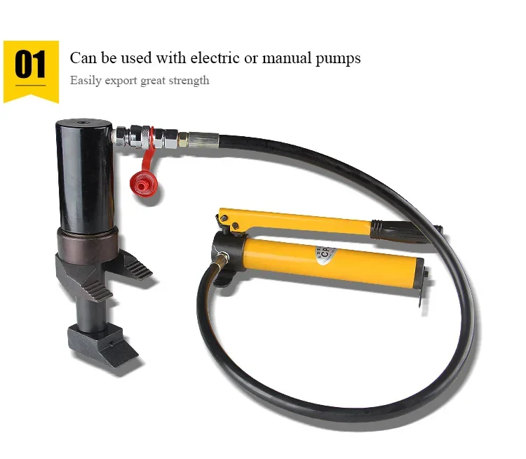 Hydrauliczny wyłącznik drzwi Hydrauliczny mechanizm otwierania drzwi Hydrauliczne narzędzia ratownicze 10 ton 100 mm z pompą ręczną
