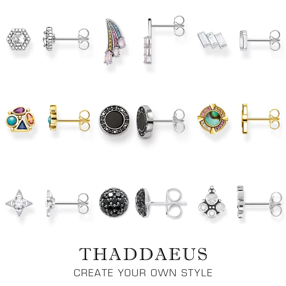 

Round Black Star Shell Wings Royal Skull Stud Earrings,Europe Fashion Good Jewerly For Women Men Gift