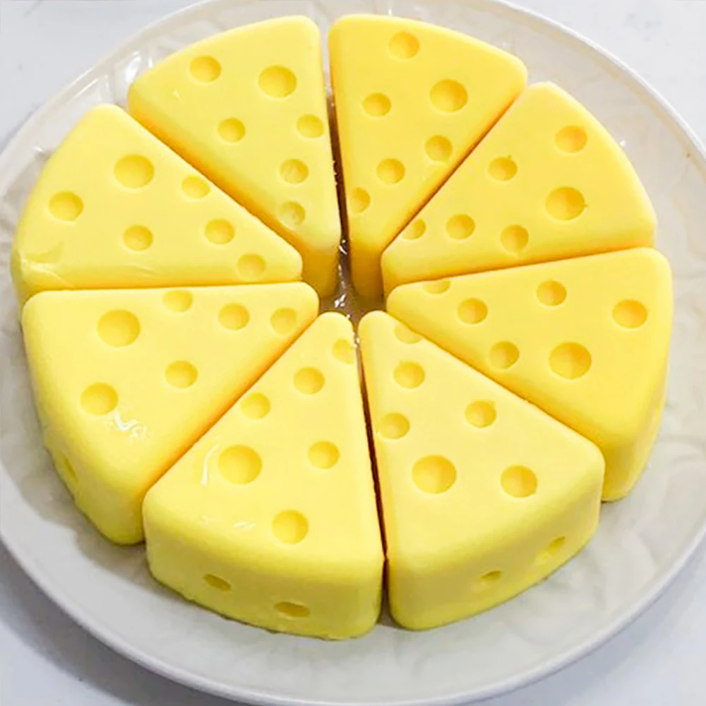 

Силиконовая форма для свечей в форме сыра, ароматические формы для мусса, формы для торта, форма для мыла, шоколадная помадка, кондитерские изделия, инструменты для украшения выпечки, формы для выпечки