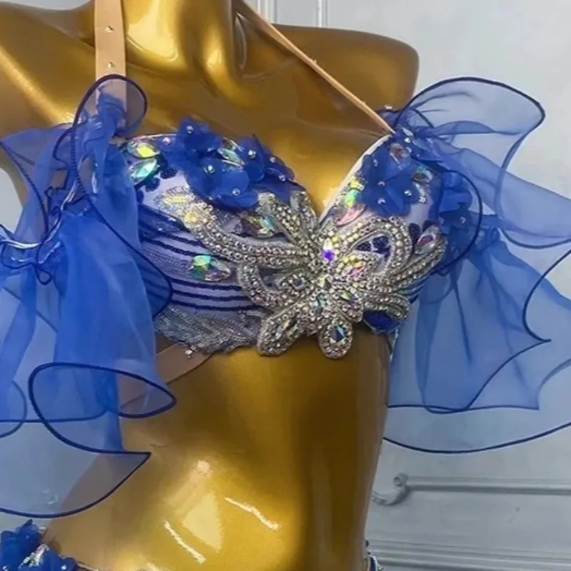 Spersonalizowane stroje do tańca brzucha Sukienka do występów Damski nowy zestaw 2025 Orientalna odzież do tańca Odzież do ćwiczeń Spódnica dla tancerki brzucha