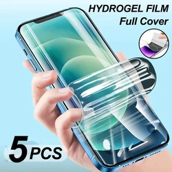 1-5Pcs Hydrogel Film For Samsung A56 A55 A54 A53 A52 A36 A35 A34 A33 A26 A25 A16 A17 A13 A07 A06 A05 A04 A03 Screen Protectors