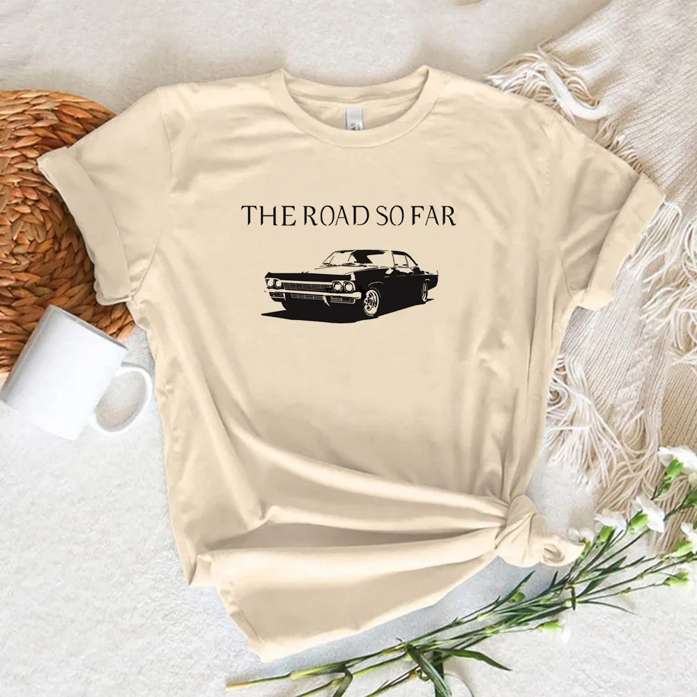 Supernatural t shirt women Classic korean clothes hip hop Digital Trendy Comfortable tshirt Grunge anime Colorful Y2k women