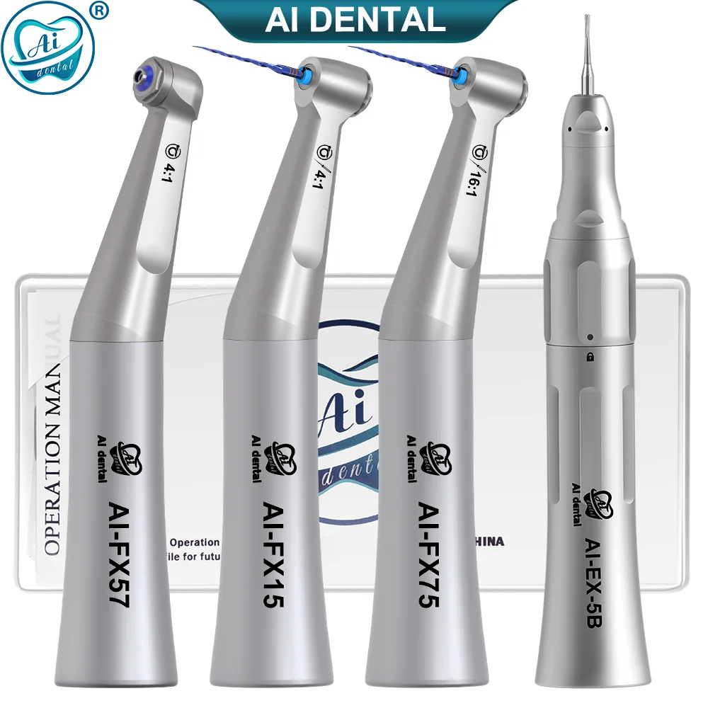 

Non-LED FX Series Dental General Applications Handpiece 4:1 Prophylaxis 16:1 Endodontic 20:1 Reduction Surgery Contra Angle
