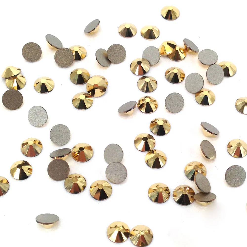 Roségold Kristall-Strasssteine mit Flacher Rückseite, Glänzende Nicht-Hotfix-Diamanten für DIY-Schmuck, Taschen- und Schuhdekoration – Detail 5