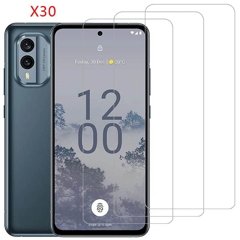 screen protector tempered glass phone case for nokia x30 back cover on nokiax30 x 30 30x 5g 360 protective coque bag cas x30case