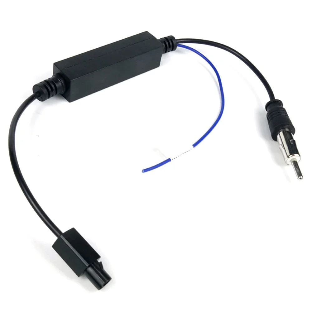 For Car Radio Antenna Connector Radio Antenna Adapter Signal Booster ABS Adapter Antenna Connector For Golf For Skoda Practical