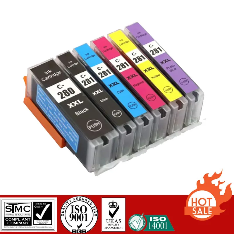 Compatibele Inktcartridge Voor Canon Pgi780 PGI-780 Cli781 CLI-781 Pak Voor Canon Pixma Ts707/Tr8570/Ts8170/Ts8270/Ts9170