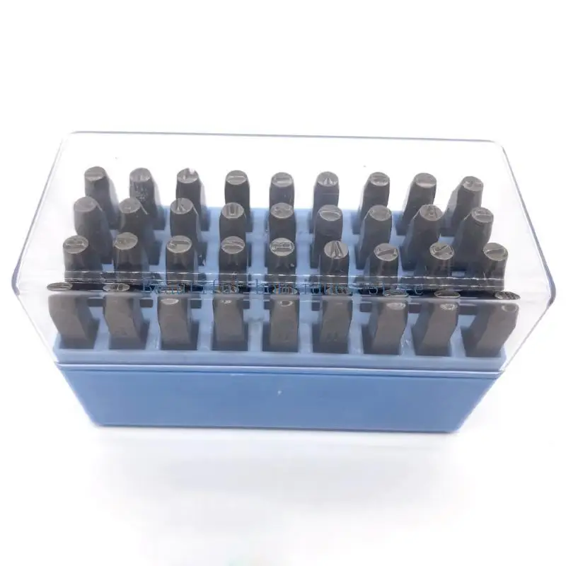 

U4LF Профессиональный набор для штамповки металлов, набор инструментов для печати номеров и буквенных штампов