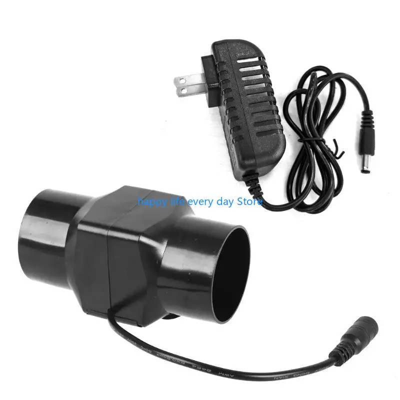 T8UC 2 inch Pipe Vent Ceiling Window Air Extractor Ventilator Energy saving for Bathroom Kitchen 50mm US Adapter