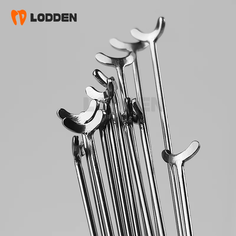 

LODDEN 50Pcs Dental Roach Clasp Y Metal Stamping Bending Stainless Steel 316L Medical Roach Clasp