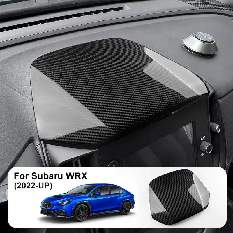 

Для SUBARU WRX настоящее твердое сухое углеродное волокно 22-2024 крышка центральный навигационный экран LHD RHD внутренняя отделка аксессуары модификация