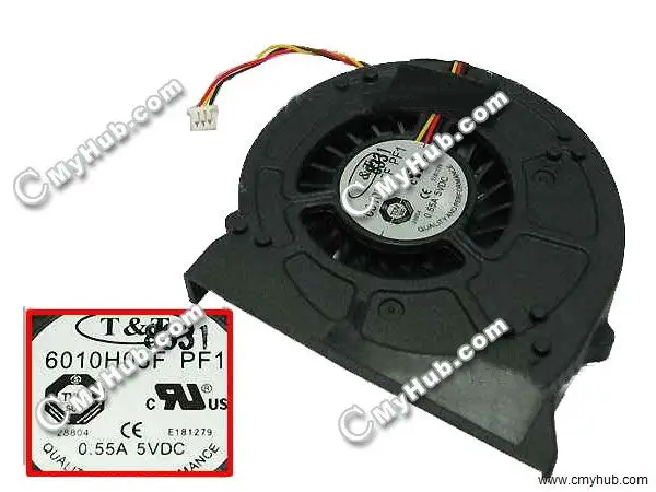 For MSI CX600 CR600 CR500X CR420 CR420MX CR600 EX620 CX620MX CX420 EX623 EX628 EX630 MS-1681 6010H05F Cooling Fan