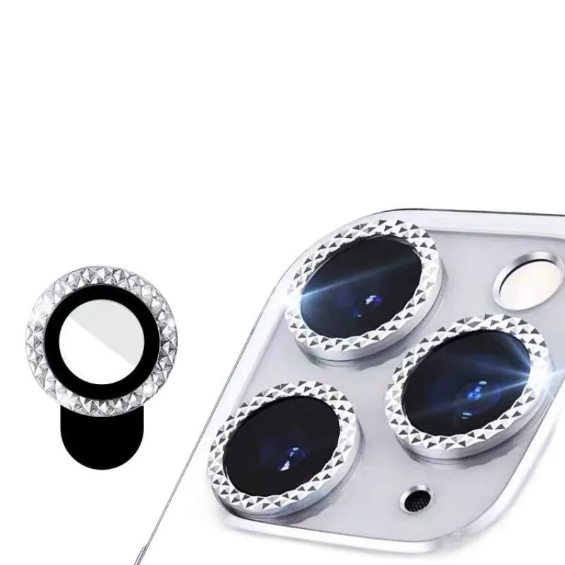 

High - Quality Diamond Camera Lens Cover With Mirror For IPhone 16 15 14 Pro Max Plus 13 12 11 Pro Max Mini