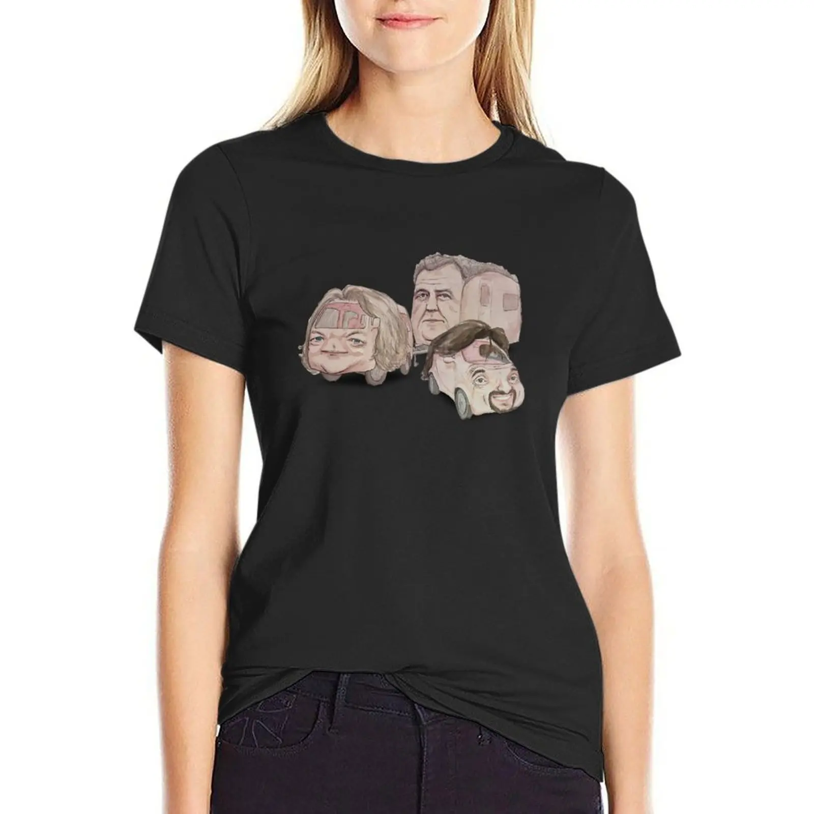 

Grand Tour Gear Top T-Shirt cute tops cute clothes anime heavyweights black t shirts for Women