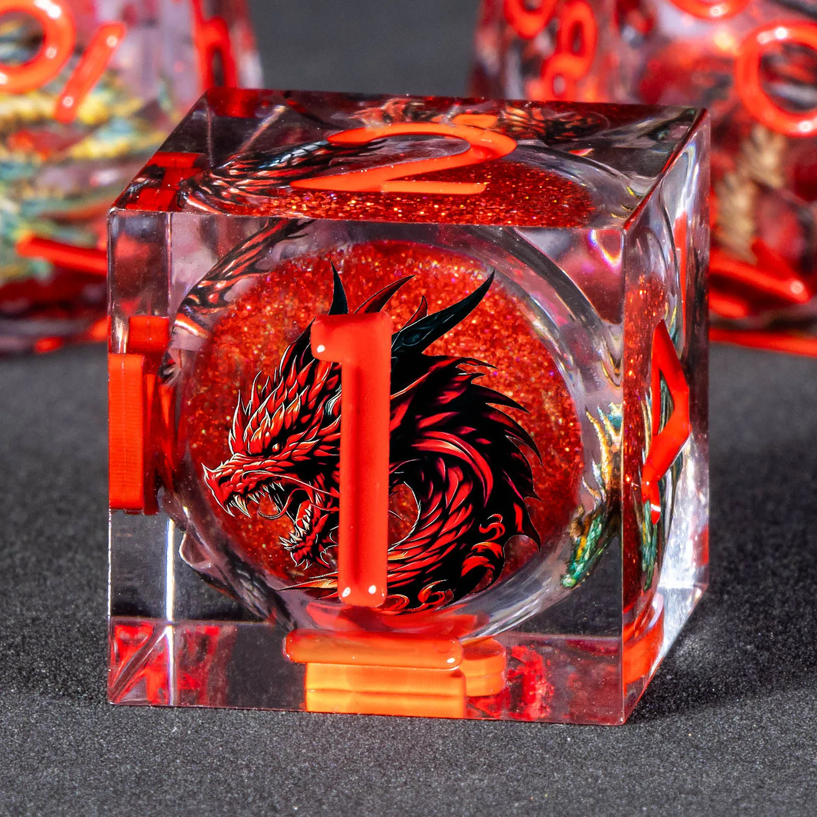 

Набор полимерных многогранных кубиков с острыми краями, ручной работы, с жидким наполнением, для ролевых игр, D&D (Dungeons and Dragons)