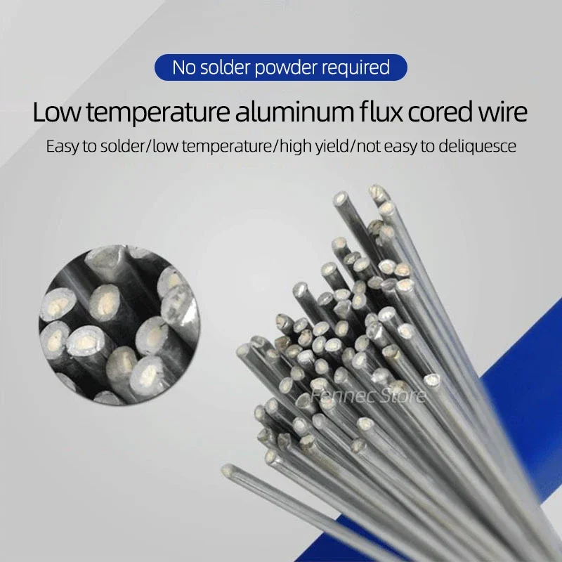 Universal Solder Wire 1.6/2.0/2.5mm 50-200 Steel Aluminum Copper Iron Metal Low Temperature Welding Wire Fusible Without Powder