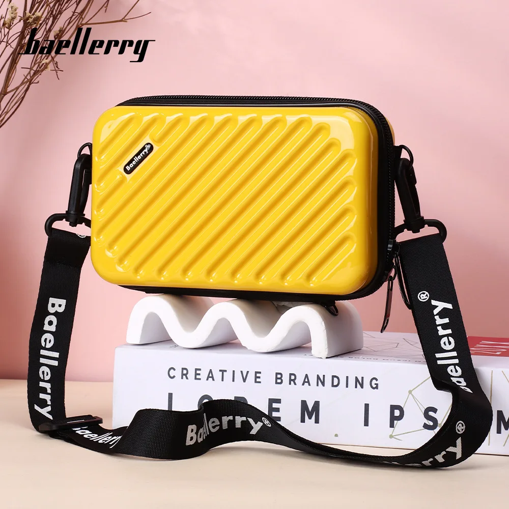 

Baellerry New Women Cosmetic Bags Mini Travel Storage Box Women Crossbody Shoulder Clutch Bag Zipper Female Portable Makeup Bag