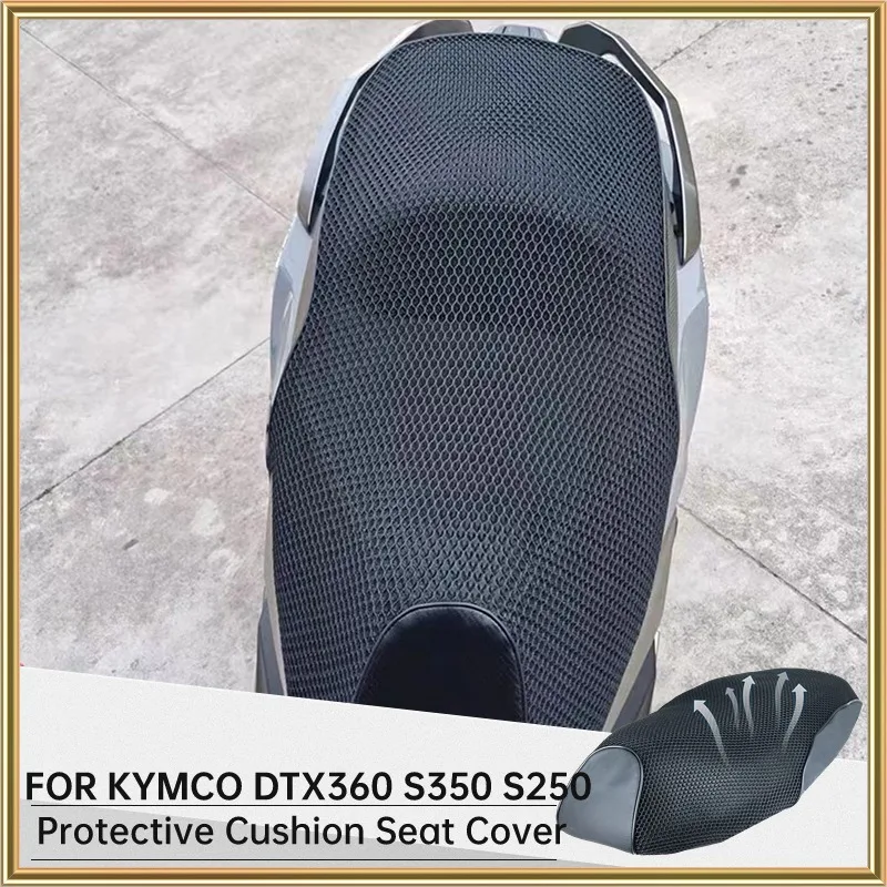 FOR KYMCO DTX360 DTX 360 S350 S250 Protective Cushion Seat Cover Nylon Fabric Saddle Seat Cover Seat Cover New Product