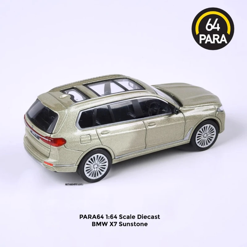 PARA64 1/64 مقياس X7 SUV سبيكة محاكاة نموذج سيارة مجموعة ثابتة زينت هدايا العيد اللعب