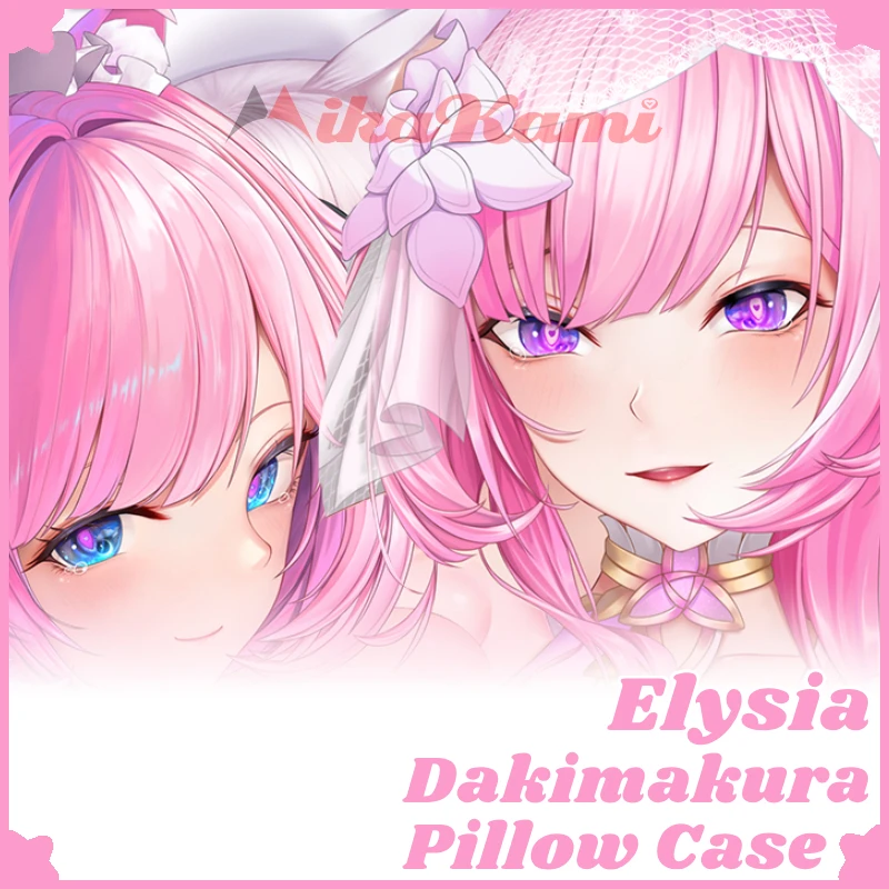 Elysia Mobius Dakimakura Honkai Impact Pillow Case Sexy Pillowcase Full Body Hugging Cushion Cover Bedding Home Decor Otaku Gift