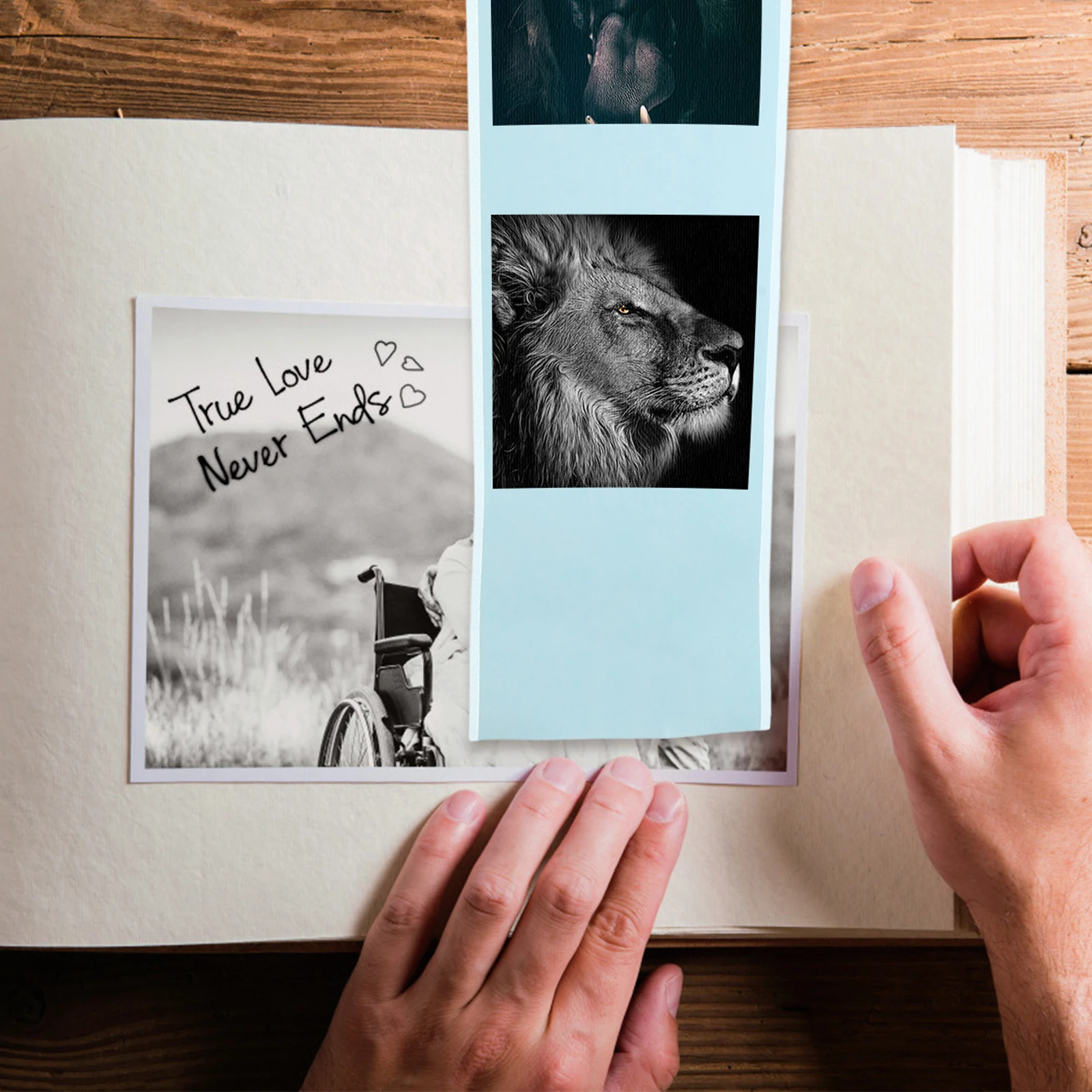 

4 Rolls Mini Thermal Printer Sticker Paper Self Adhesive Labels 50mm x 6m Photo Colorful Folder Tags