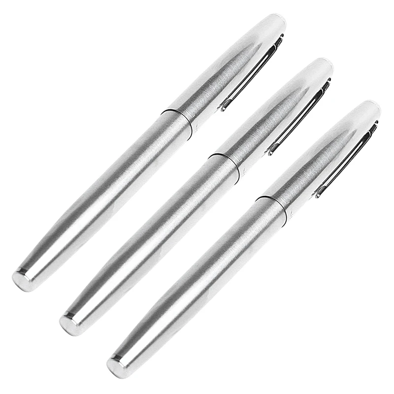 3X Jinhao 911 Caneta-tinteiro de Aço Com 0,38 Mm Extra Fine Nib Suave Escrita Canetas Tintas Para O Natal