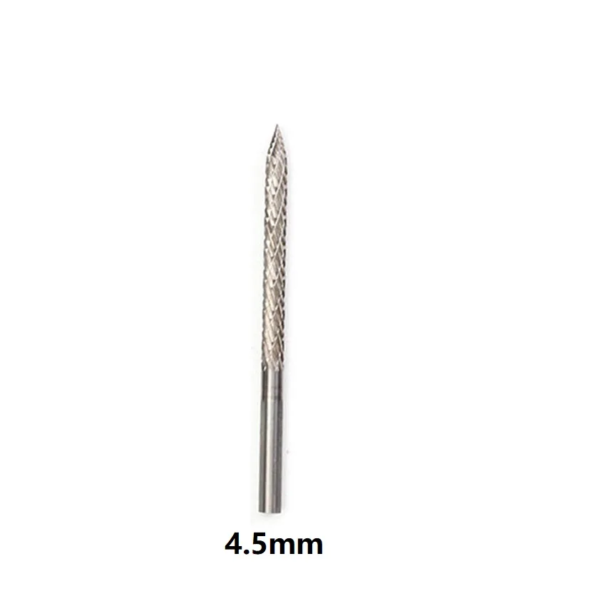 Carbide Rotary Burrs Carbon Steel Pneumatic Drill Bit Patch Plug Tire Repair Solid Carbide Cutter Electric Drill Accessories