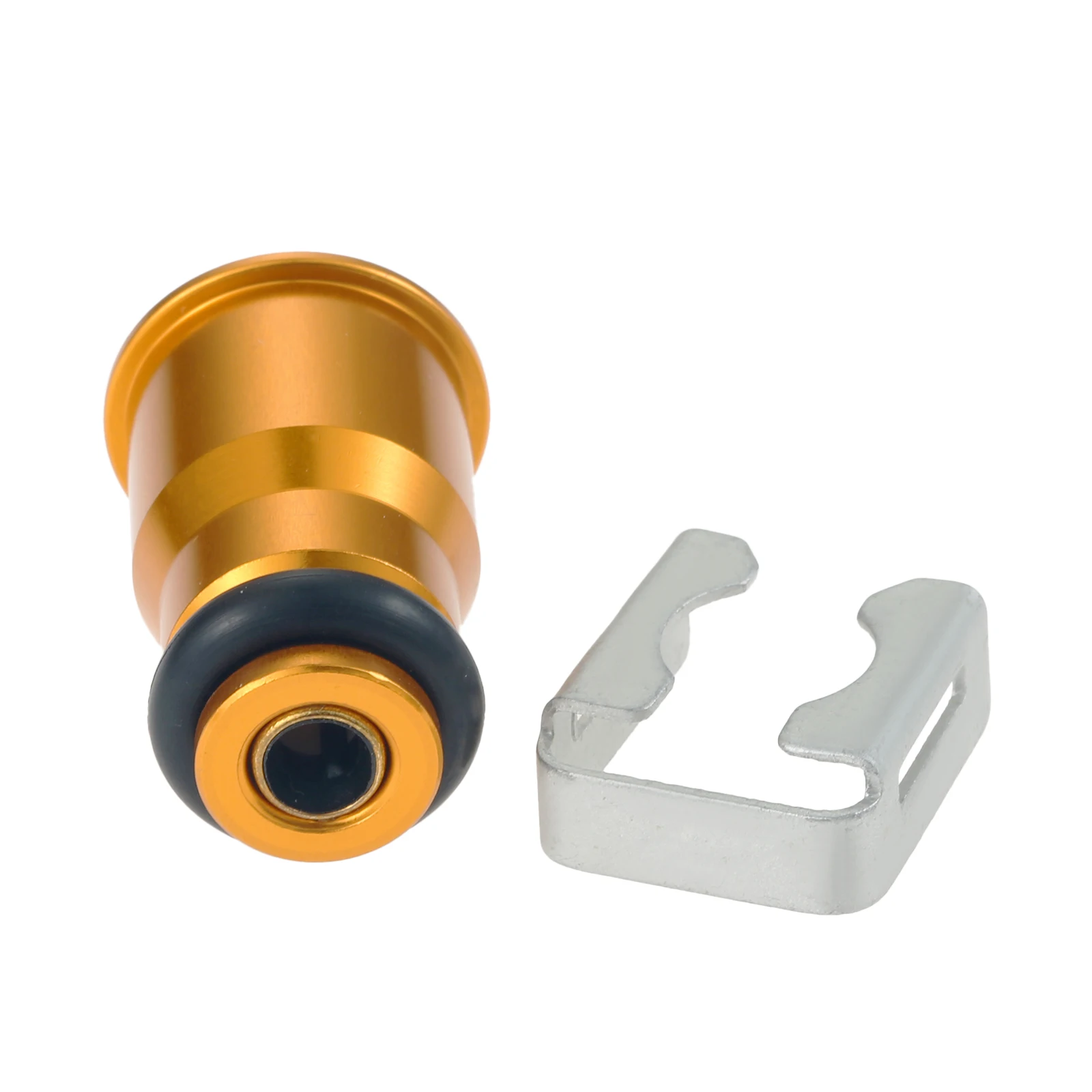 Car Fuel Injector 210lb 2200cc Adapter Hats with Filters Short NGI-2 -bigger than 14mm EV14 48mm