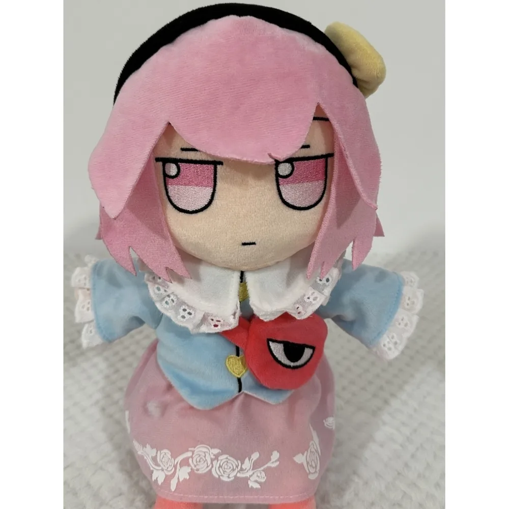 Anime Touhou Project Satori Komeiji Koishi Cosplay Hand Puppet Plush Movable Finger Adorable Funny Gift