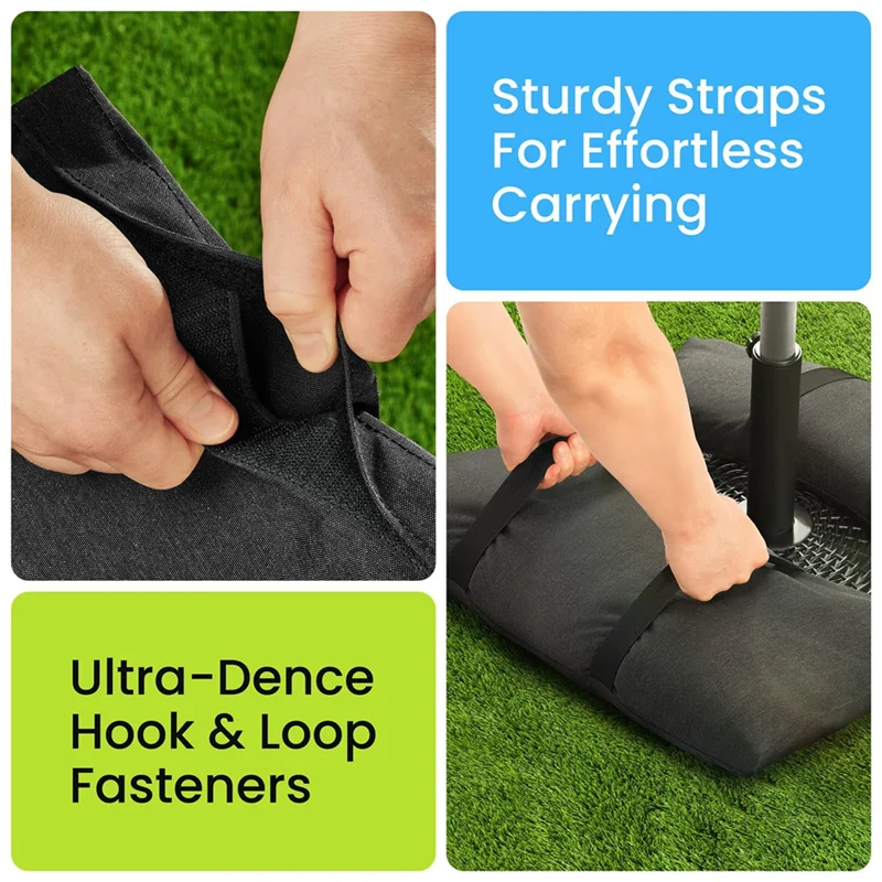 

BHBD-Umbrella Base Weights Outdoor Fillable Sandbags Weatherproof Patio Furniture Weights For Umbrella Stand For Garden