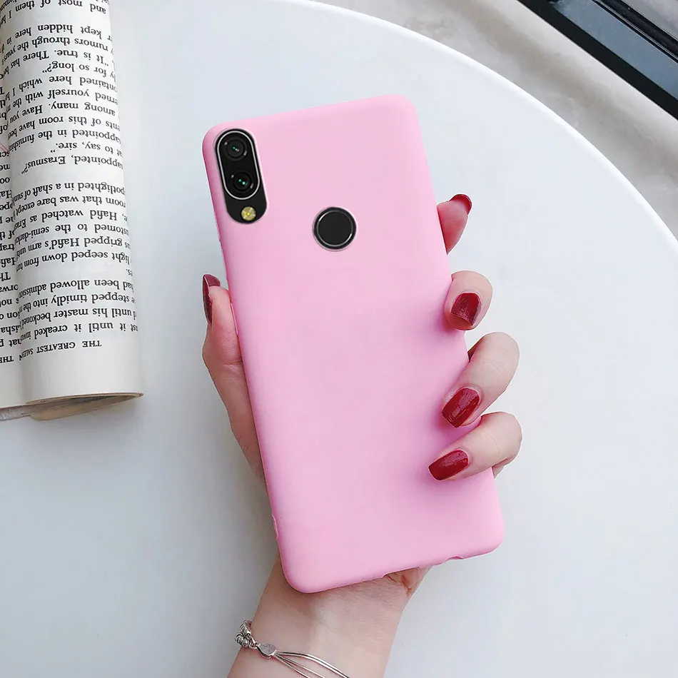 Matte Color TPU Silicone Case For Xiaomi Redmi Note 5 6 7 8 9 Pro 6A 7A 8A  5 Plus Redmi K20 S2 GO Xiaomi Mi 8 9 Lite Cover Case
