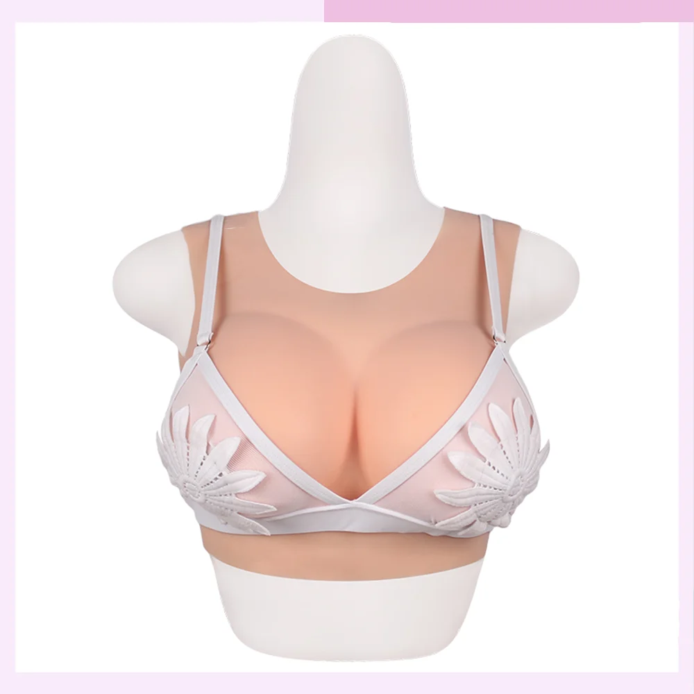 Tgirl Silicone Breasts Cosplay Chest Suit Breast Forms Fake Boobs for Transgender Dragqueen Crossdresser CDF Cup Big Tits