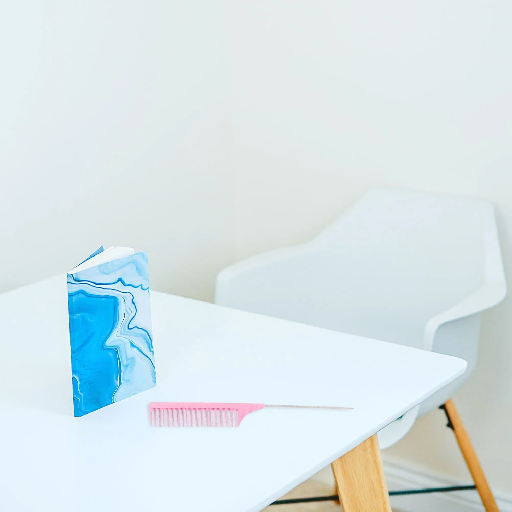 

2Pcs Stainless Steel Pintail Combs Hairdressing Set Comfortable Grip Scalp Massage Tool Haircutting Comb Set