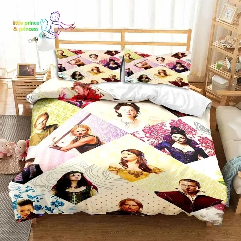 Fantasy Adventure Once Upon A Time Comfortable Duvet Quilt Cover Pillowcase Bedding Set Children Bedroom Decoration Home Textile