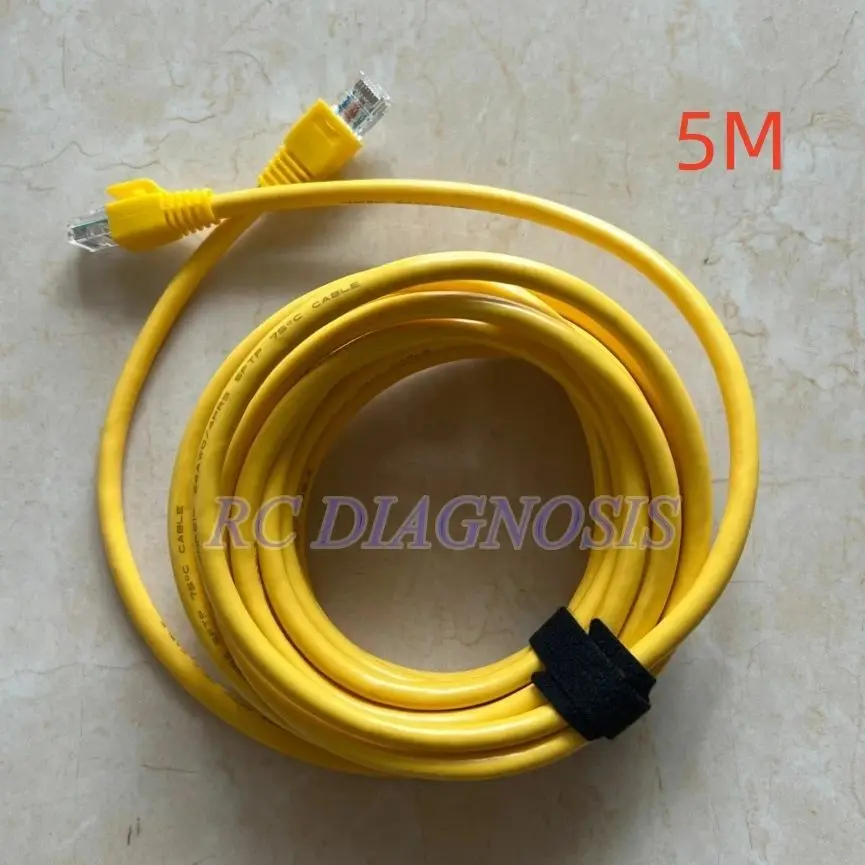 5M LAN Cable Auto Diagnostic Tool Compatible with BMW Icom Next Icom A2 - Essential Accessory for Vehicle Repair and Maintenance - view 2