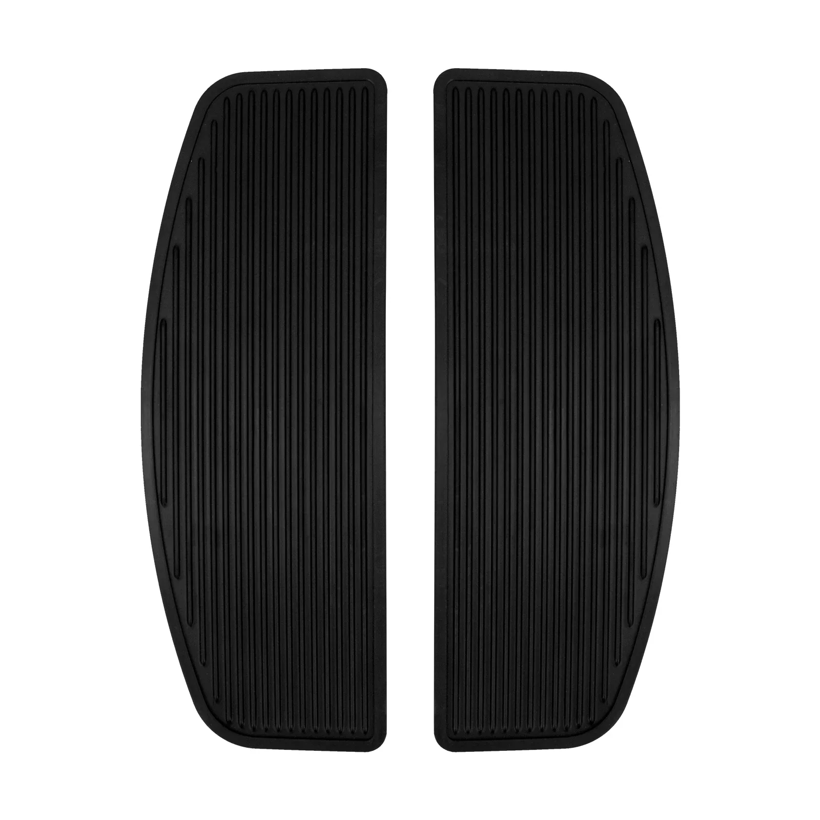 Motorcycle Front Driver Footboard Floorboard Inserts Foot Footpegs Rubber For Harley Touring Road Glide FLTR Ultra Limited FLHTK