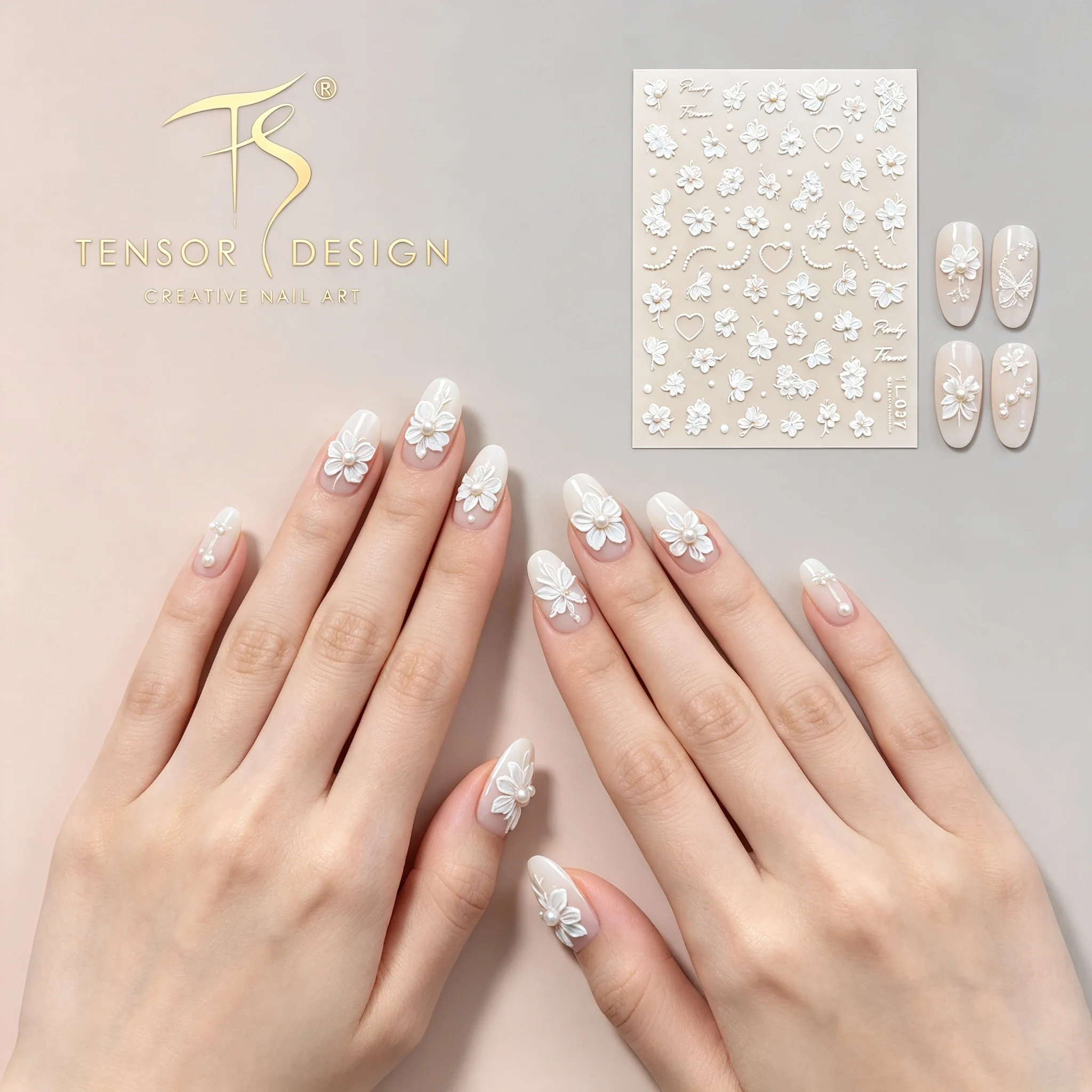 Новые 5D/3D рельефные наклейки – обзор и цена Nail Art Elegan