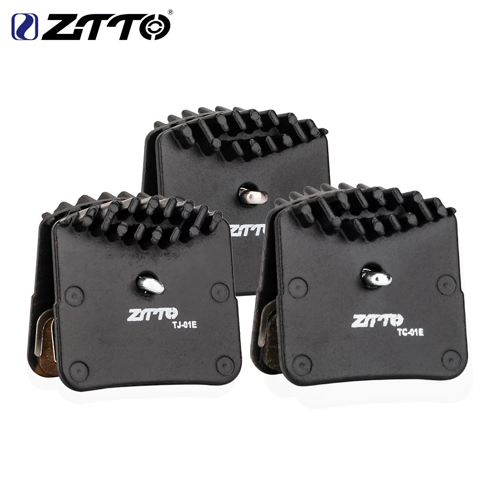 ZTTO MTB Road Bike Cooling Brake Pads 4 Piston Hydrallic Disc Brake Pads Ceramic Resin Cooper Pads For M810 M820 M640 TRP Brakes