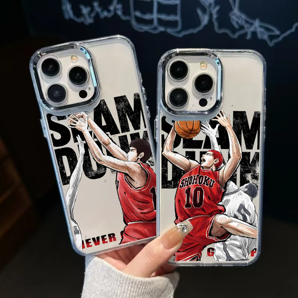 Slams Dunks Hanamichi Handyhülle für Samsung Galaxy S26 S25 Edge S24 S23 S22 S21 S20 FE Ultra Plus 5G Luxuriöse Transparente Abdeckung – Detail 2