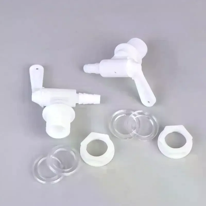 1/2/4Pcs Fermenter Tap Faucet White Plastic Spigot Bucket Bottling Spigot Replacement Homebrew Beer Making Bar Tool