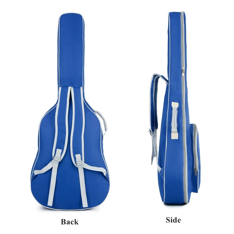 1 Stück 40/41 Zoll gepolsterte wasserabweisende dicke Akustikgitarren-Rucksack-Gigbag, Softcover-Gitarrentasche – Detail 8