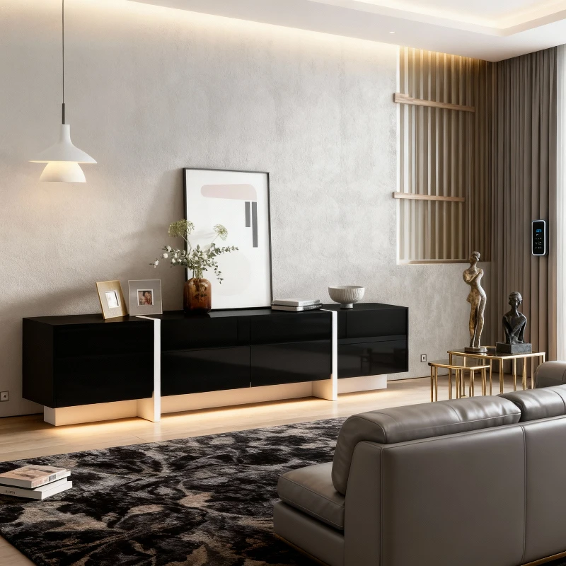& For Wooden  Drawers for Tv Standard Mobile House Furnitures for Living Room Furniture Sectional Easel Tv Stand With Wheels&