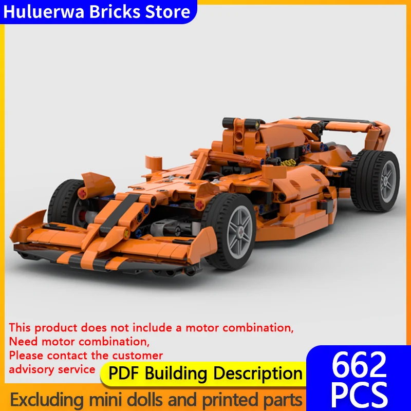 

Модель скоростного гоночного автомобиля MOC, строительные кирпичи F1, формула, гоночный автомобиль, модульная технология, подарки, праздник, сборка, детские игрушки, костюм